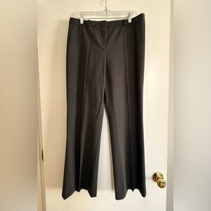 Hugo Boss Charcoal Grey Tailored Straight Leg Dress Pants Trousers Size 10